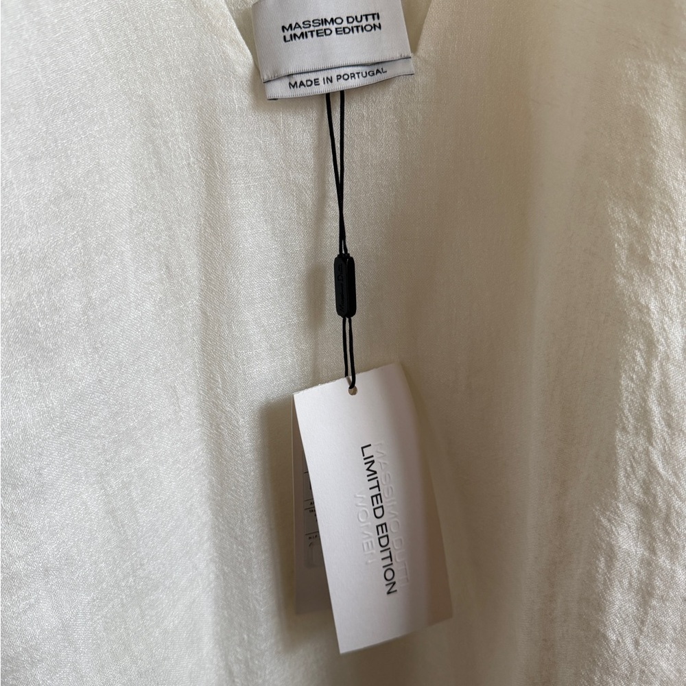 Massimo Dutti Linen Blend Maxi Dress - Picture 2 of 8